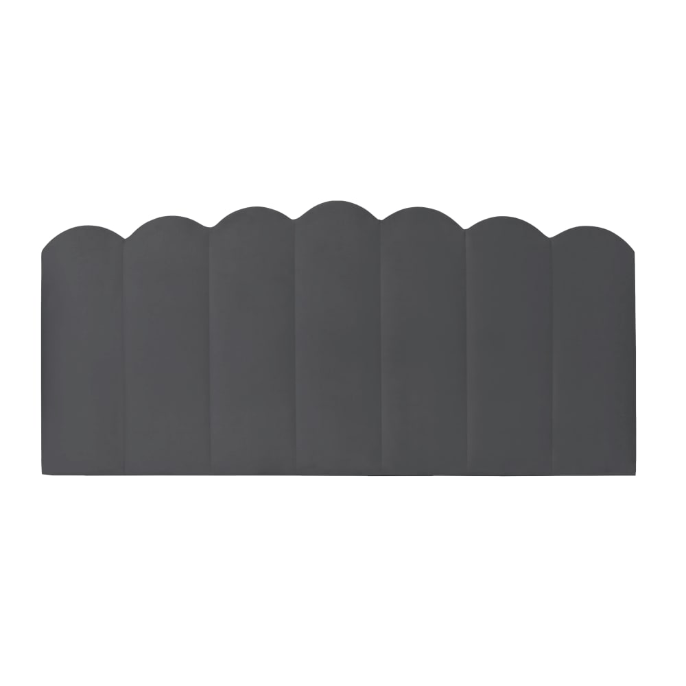 RNT by Really Nice Things Kopfteil aus kühlem grauem Samt, 145x74cm style modern - Pes - Polyester
