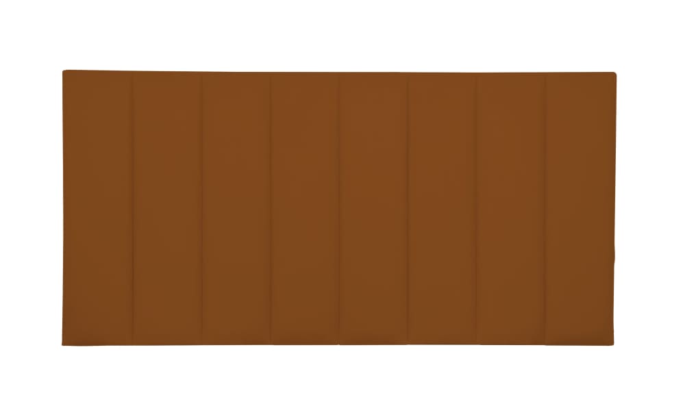 Cabecero tapizado en terciopelo terracota 145x57cm
