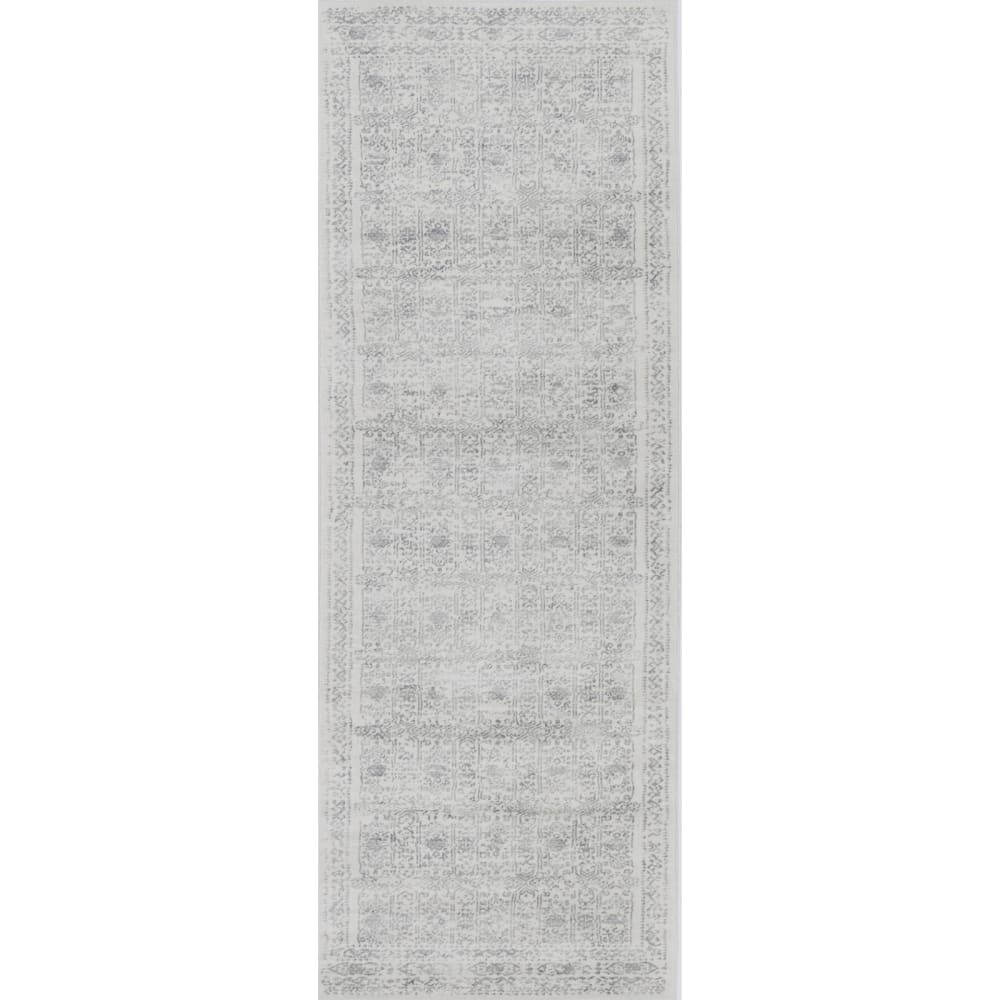 Alfombra de pasillo vintage oriental marfil/gris 80x220 - Maisons du Monde