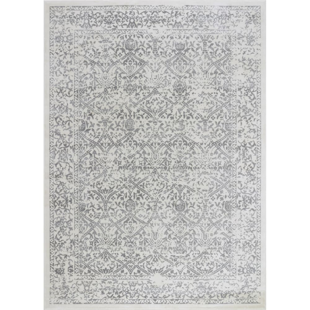 Tapis Vintage Oriental Blanc/Gris 120x170