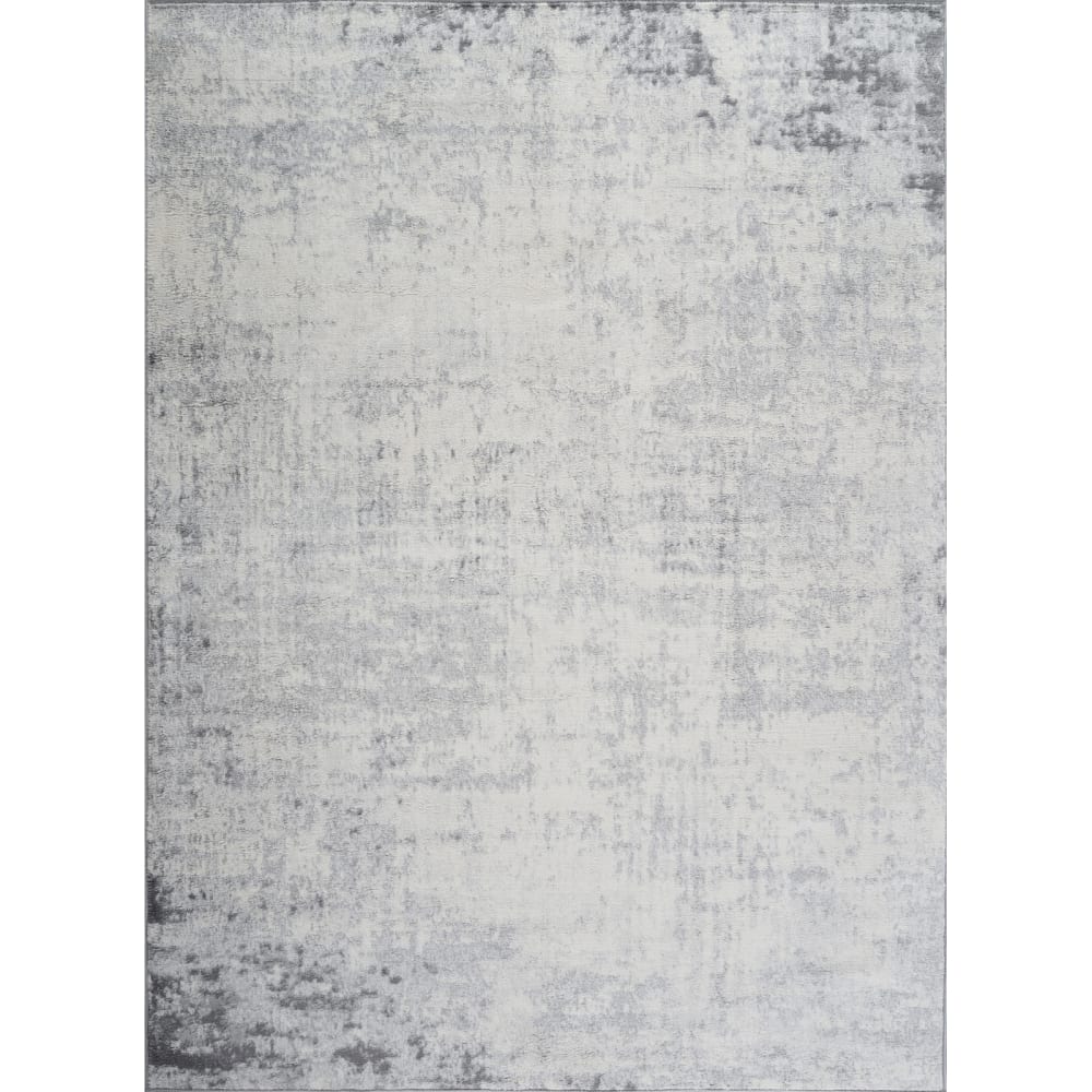 Abstrakt Moderner Teppich Weiß/Grau 120x170 - Maisons Du Monde