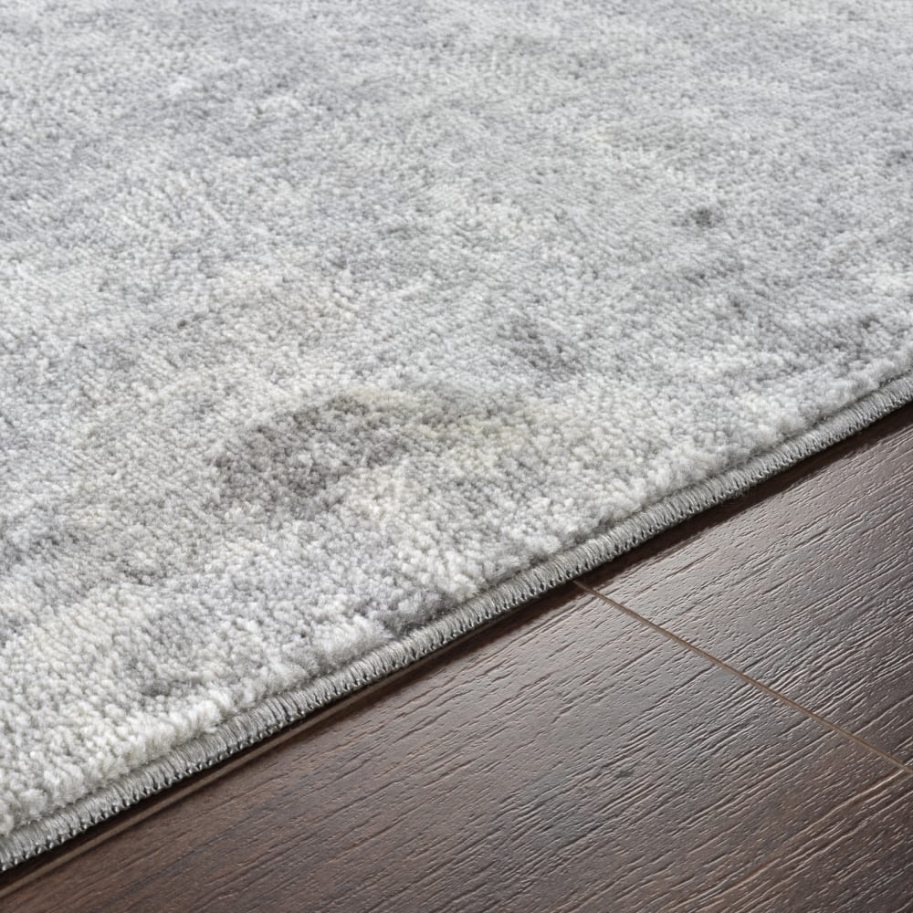 Tapis abstrait moderne blanc/gris 120x170 — vue 4