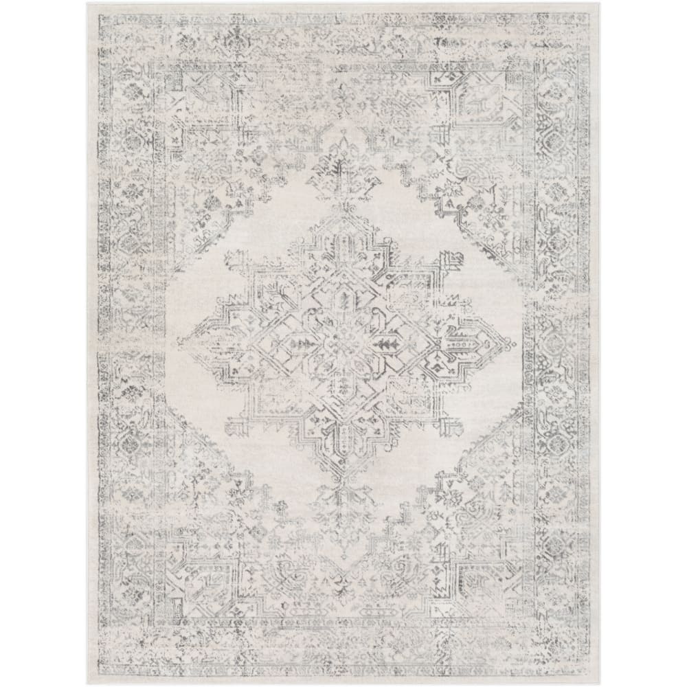 Tapis Vintage Oriental Blanc/Gris 120x170