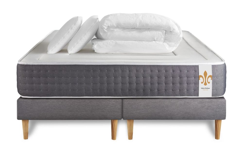 Pack matelas sommier - oreiller