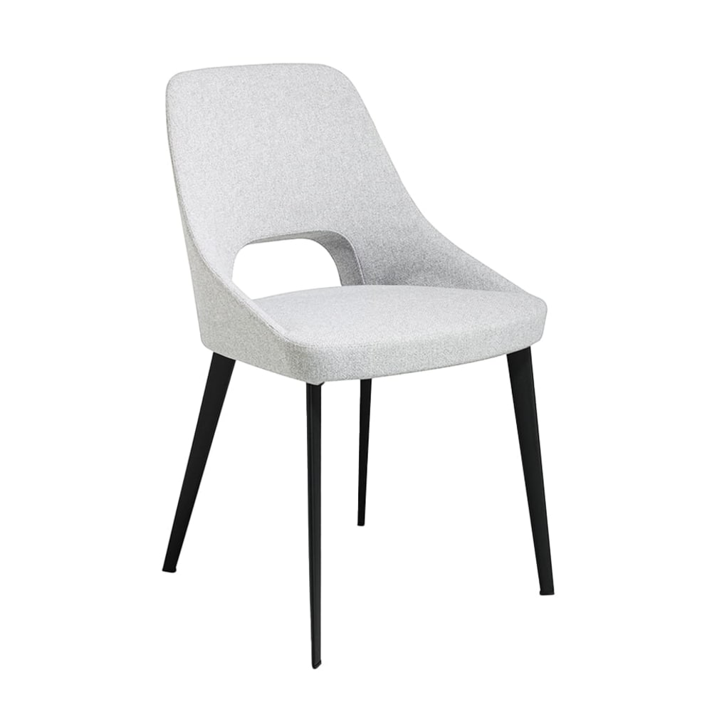 Silla tela gris