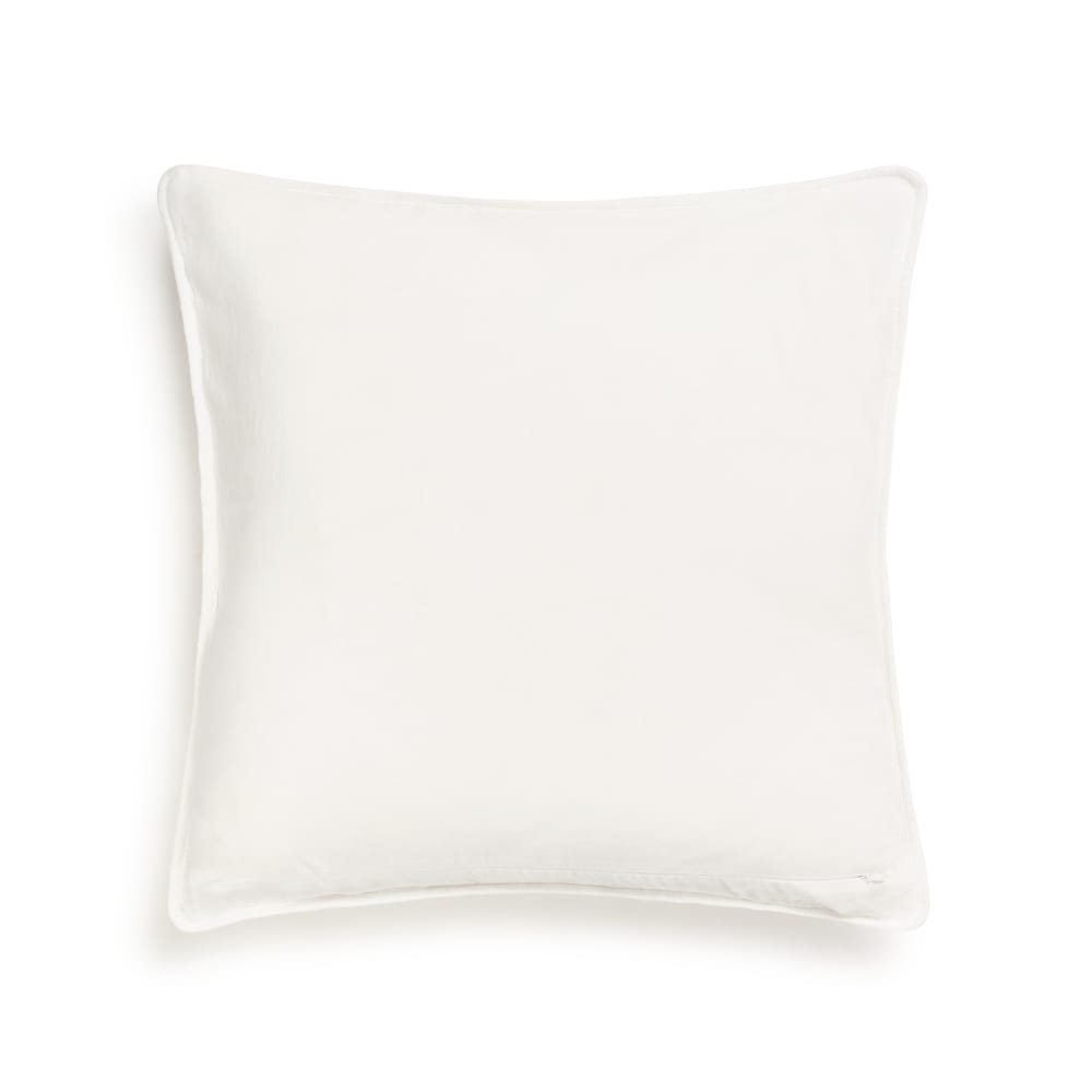 Funda de cuadrante acolchada rombos color blanco. Cuadrado mediano - Maisons du Monde