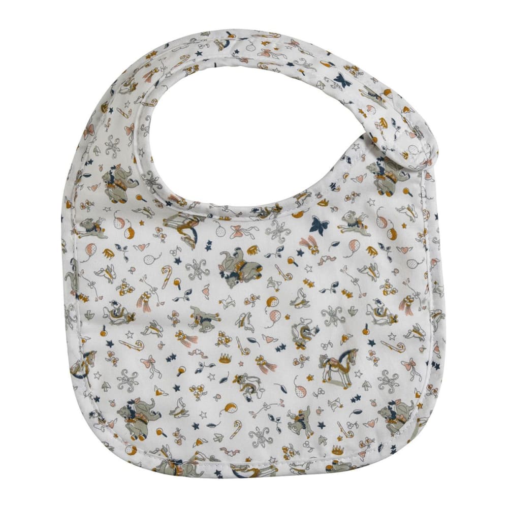 Mathilde M Bavoir aux motifs carrousel Gris Coton - 21x34x0cm