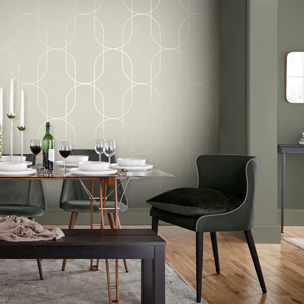 Carta da parati palais neutral 1005 x 52cm - Modello Classico chic - Beige - Tessuto non tessuto
