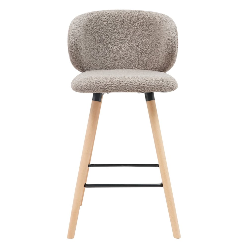 chaise de bar tissu effet