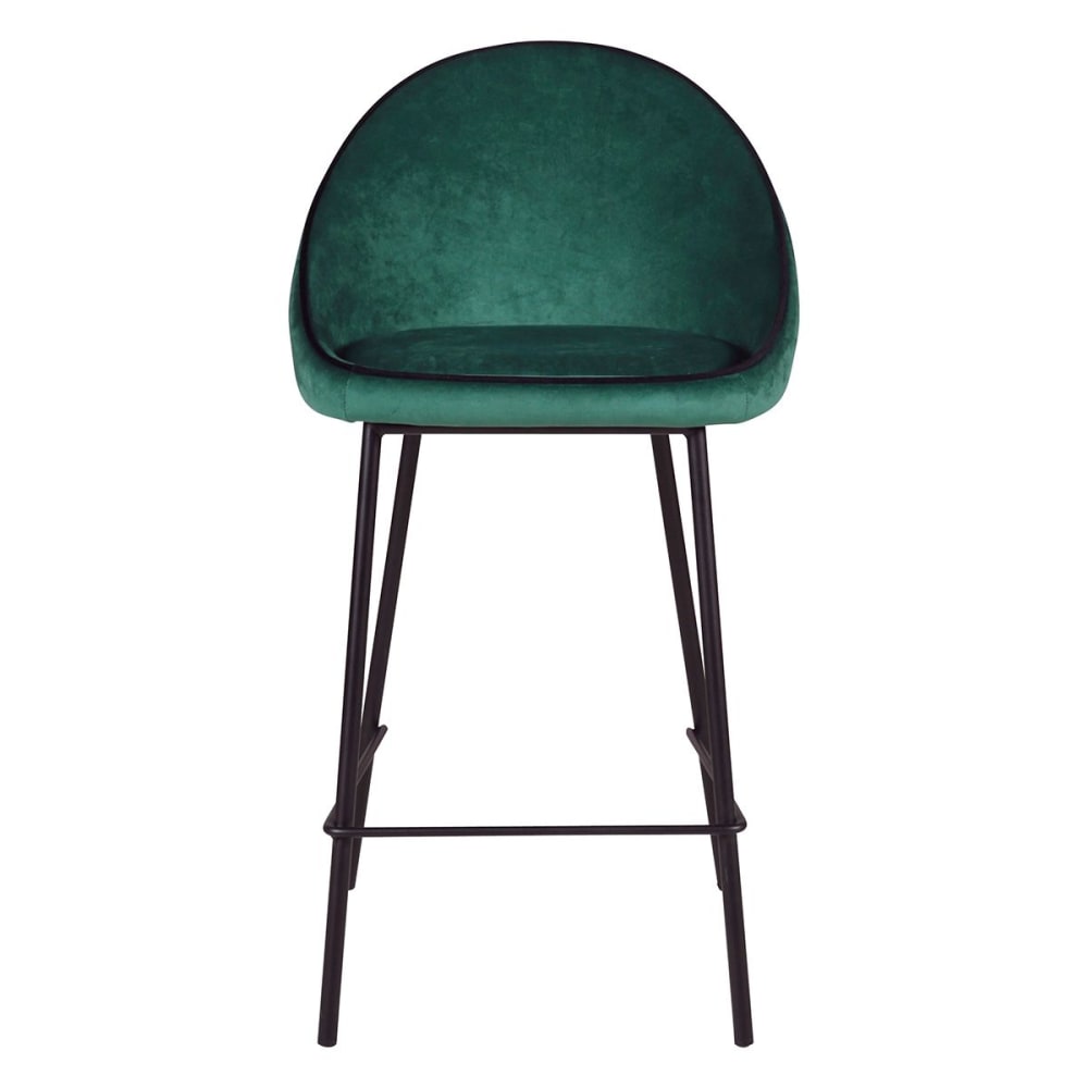 chaise de bar velours
