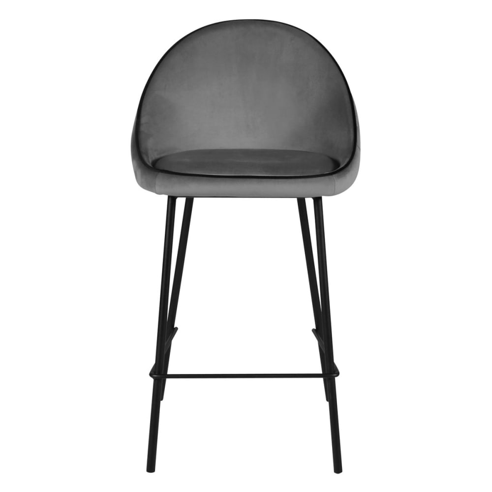 chaise de bar velours
