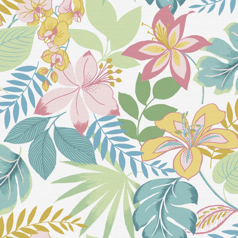 Papier peint so exotic day fond blanc 1005x52cm — vue 3