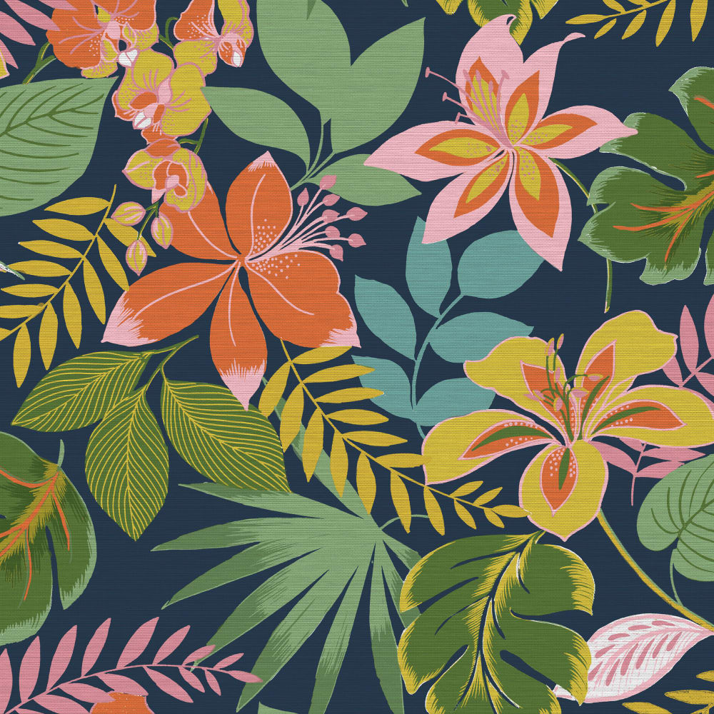 Papier peint so exotic night sur fond bleu 1005x52cm — vue 3