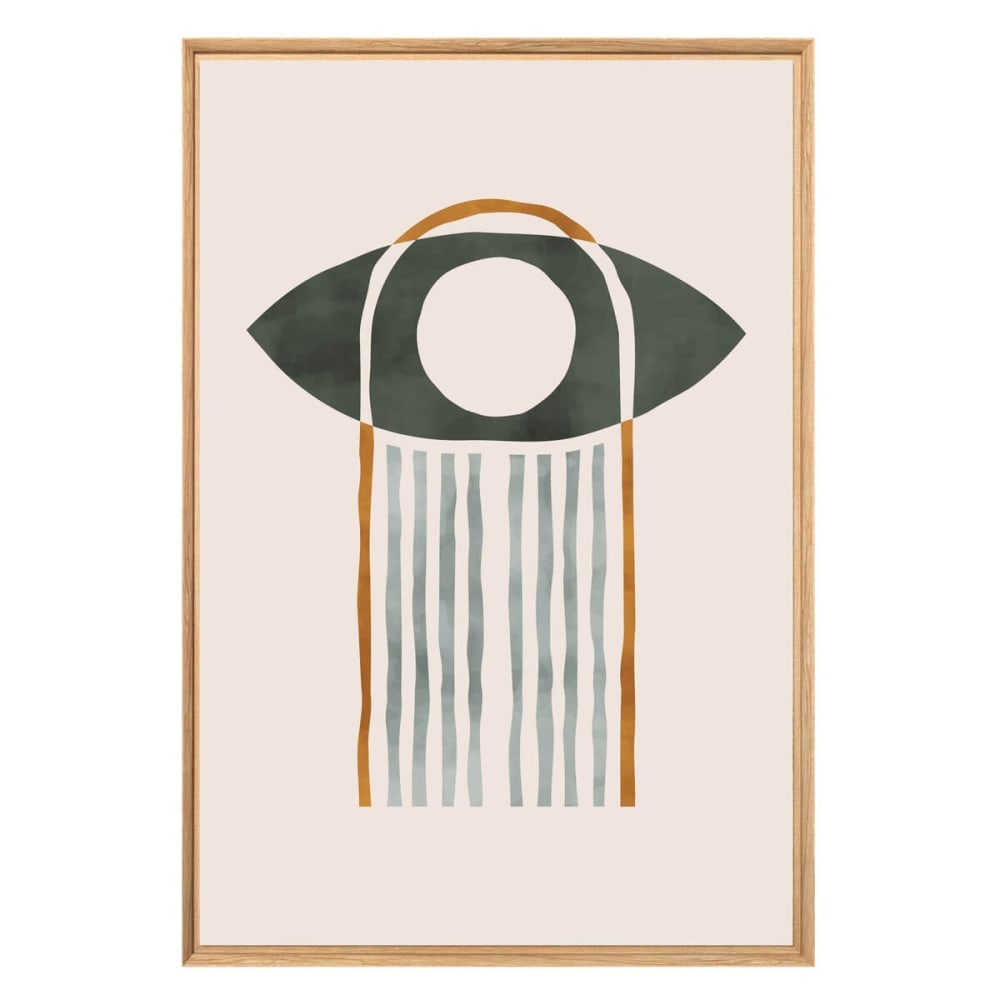 Tableau mural encadré oeil abstrait 65x97