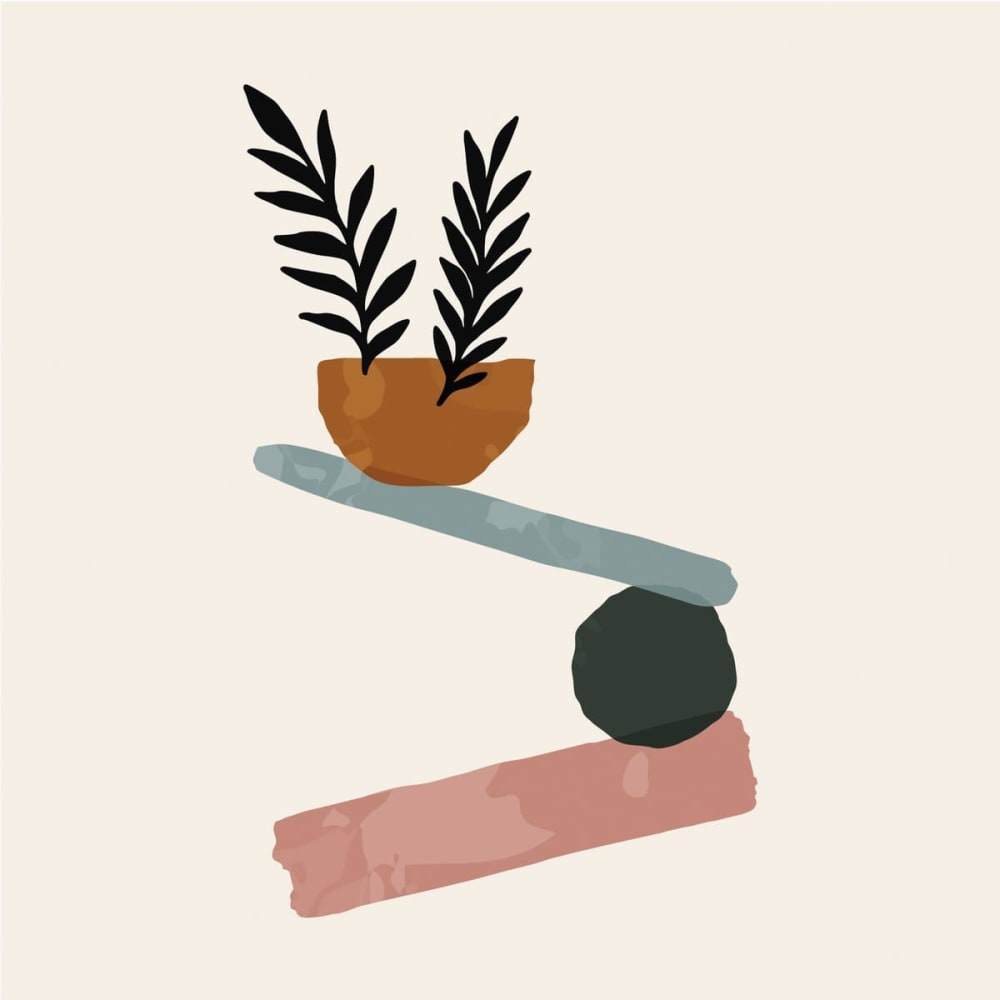 Tableau sur toile balance 30x30