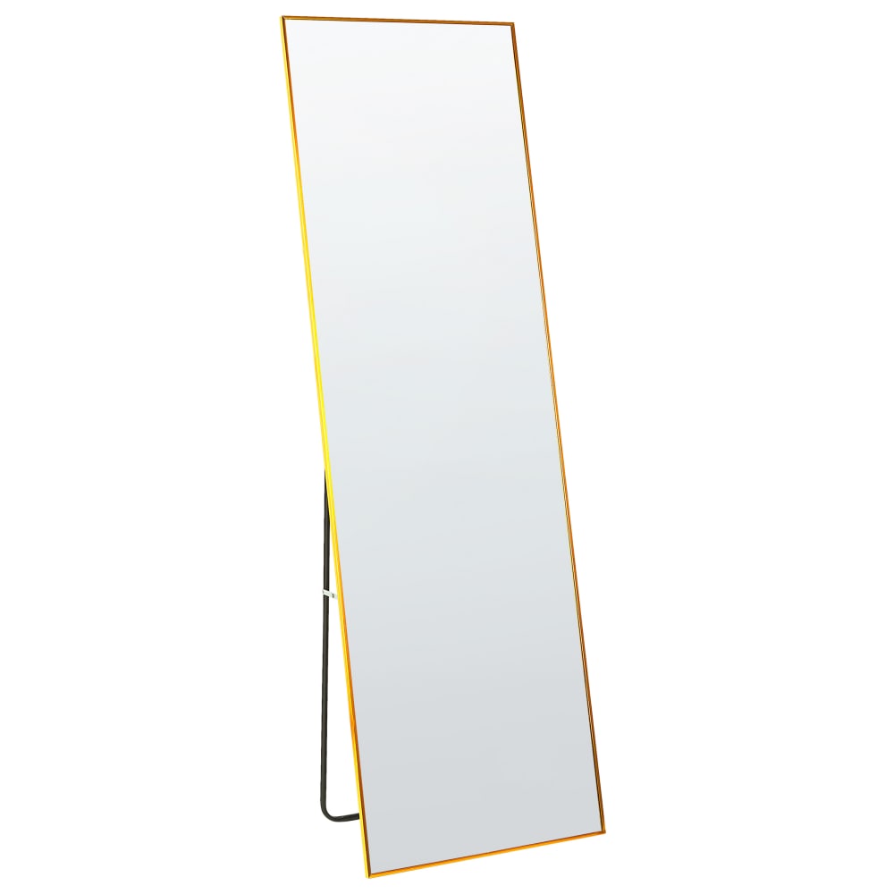 Standspiegel aus Metall 156 x 50, gold - Maisons Du Monde