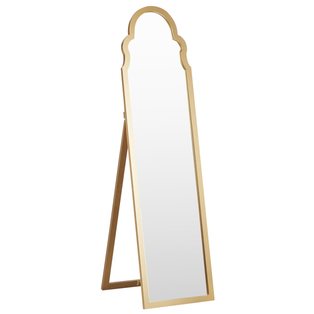 Standspiegel aus Holzwerkstoff 150 x 40, gold - Maisons Du Monde