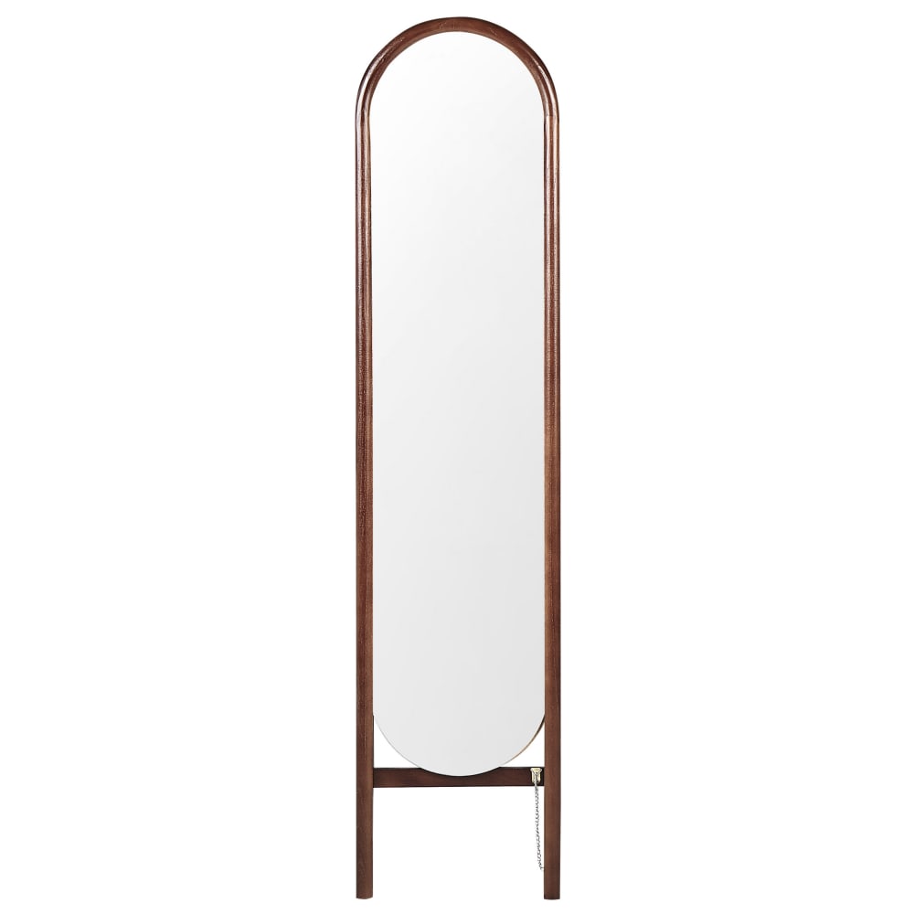 Standspiegel Aus Holz 150 X 30, Braun