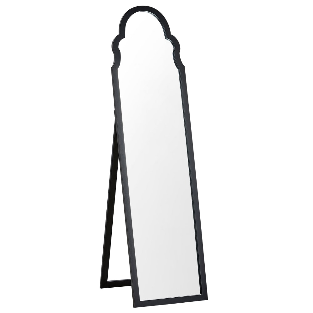Standspiegel aus Holzwerkstoff 150 x 40, schwarz - Maisons Du