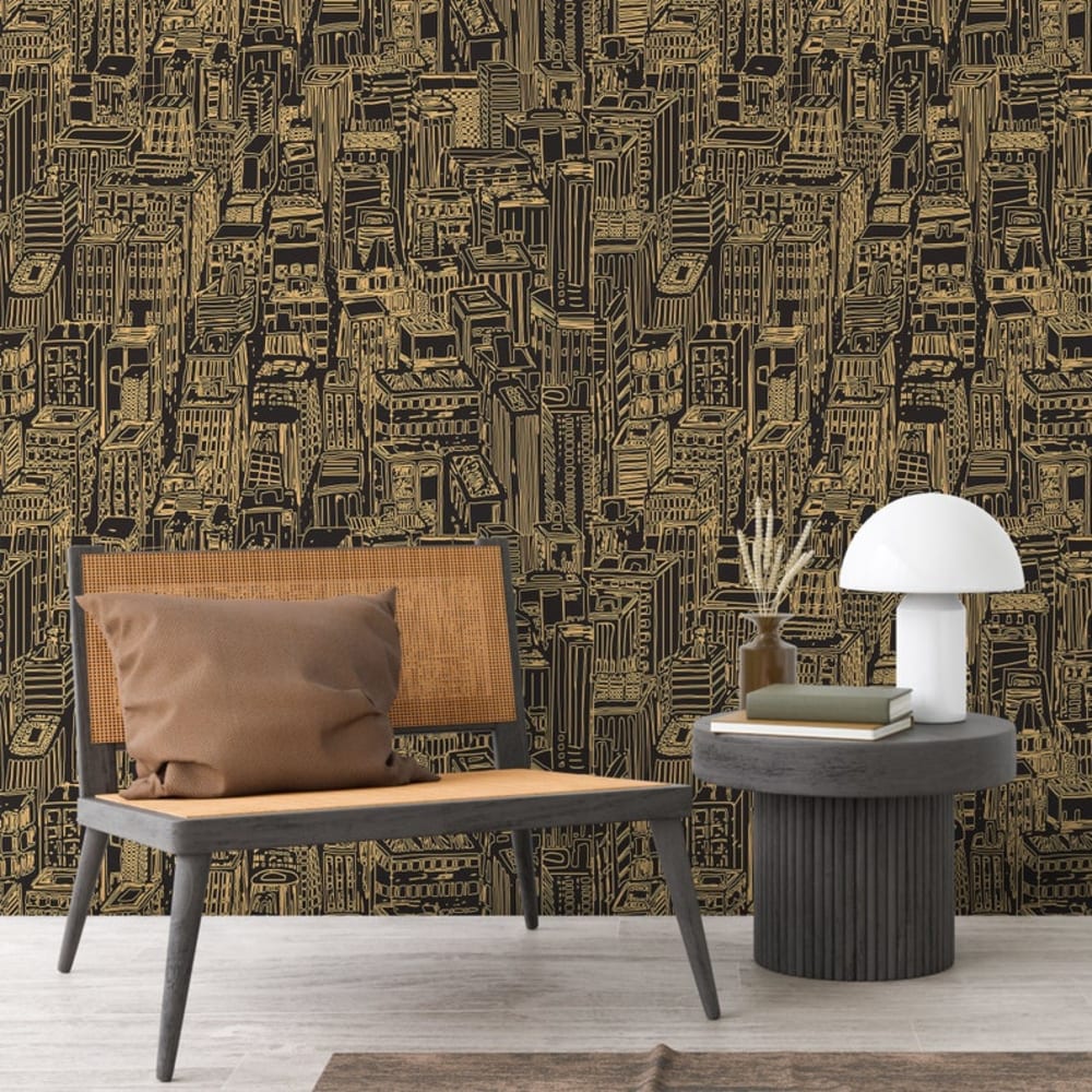 Papier Peint New York, papier véritable, 200x280cm, 8 feuilles