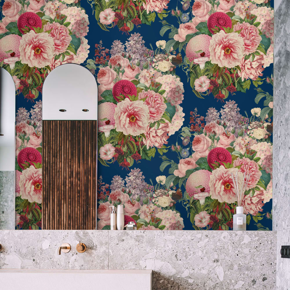 Papier Peint Floral, - feuilles