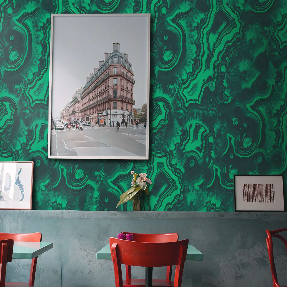papier Peint Malachite,