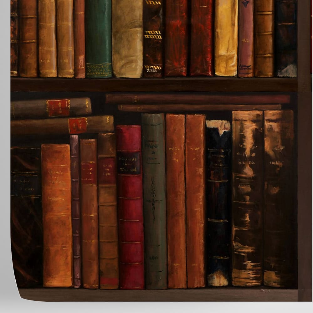 Papier Peint Bibliothèque, papier véritable, 200x280cm, 8 feuilles — vue 4