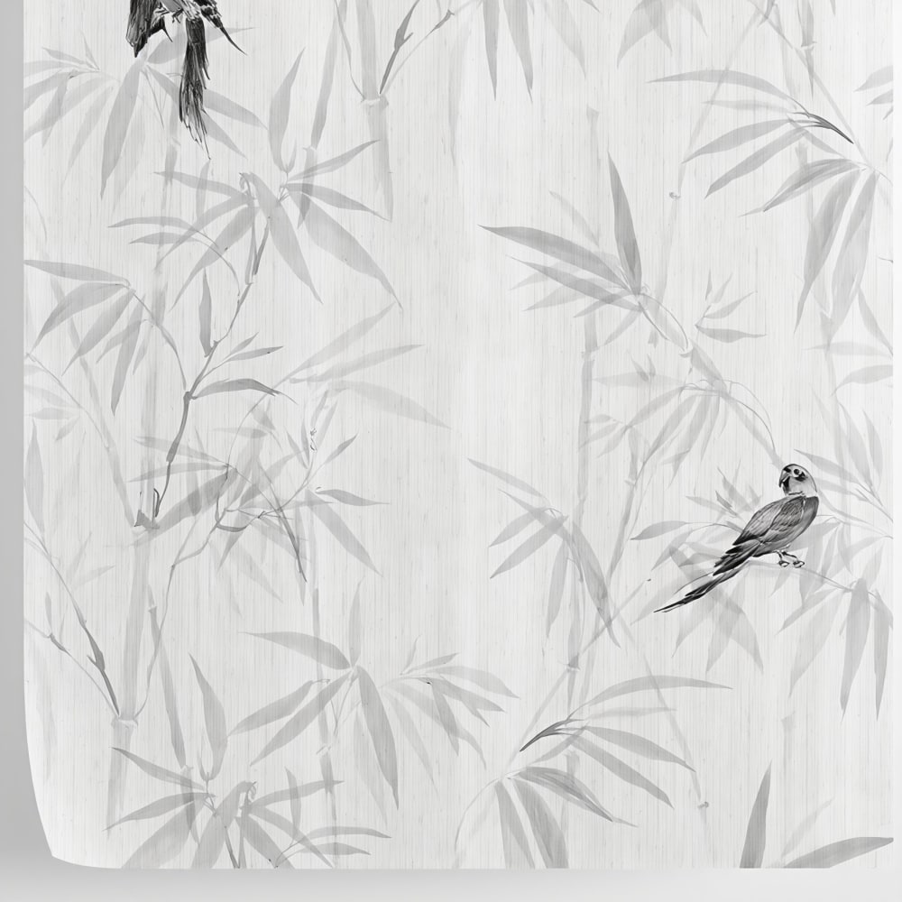 Papier Peint Bambous, papier véritable, 200x280cm, 8 feuilles — vue 4