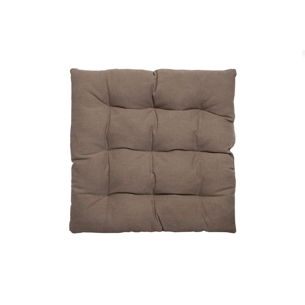 RNT by Really Nice Things Bodenkissen aus Baumwolle, braun, 60x60 cm style modern - Baumwolle