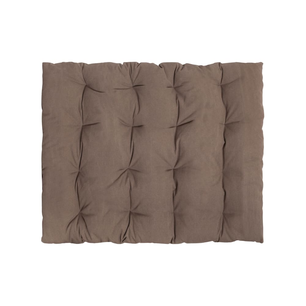 Matelas de sol en coton marron 120x100