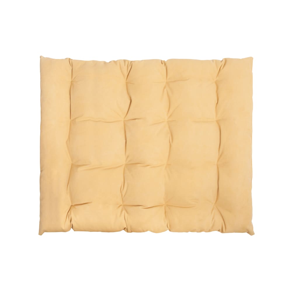 Materasso da terra in cotone giallo 120x100 - Modello Contemporaneo - Cotone