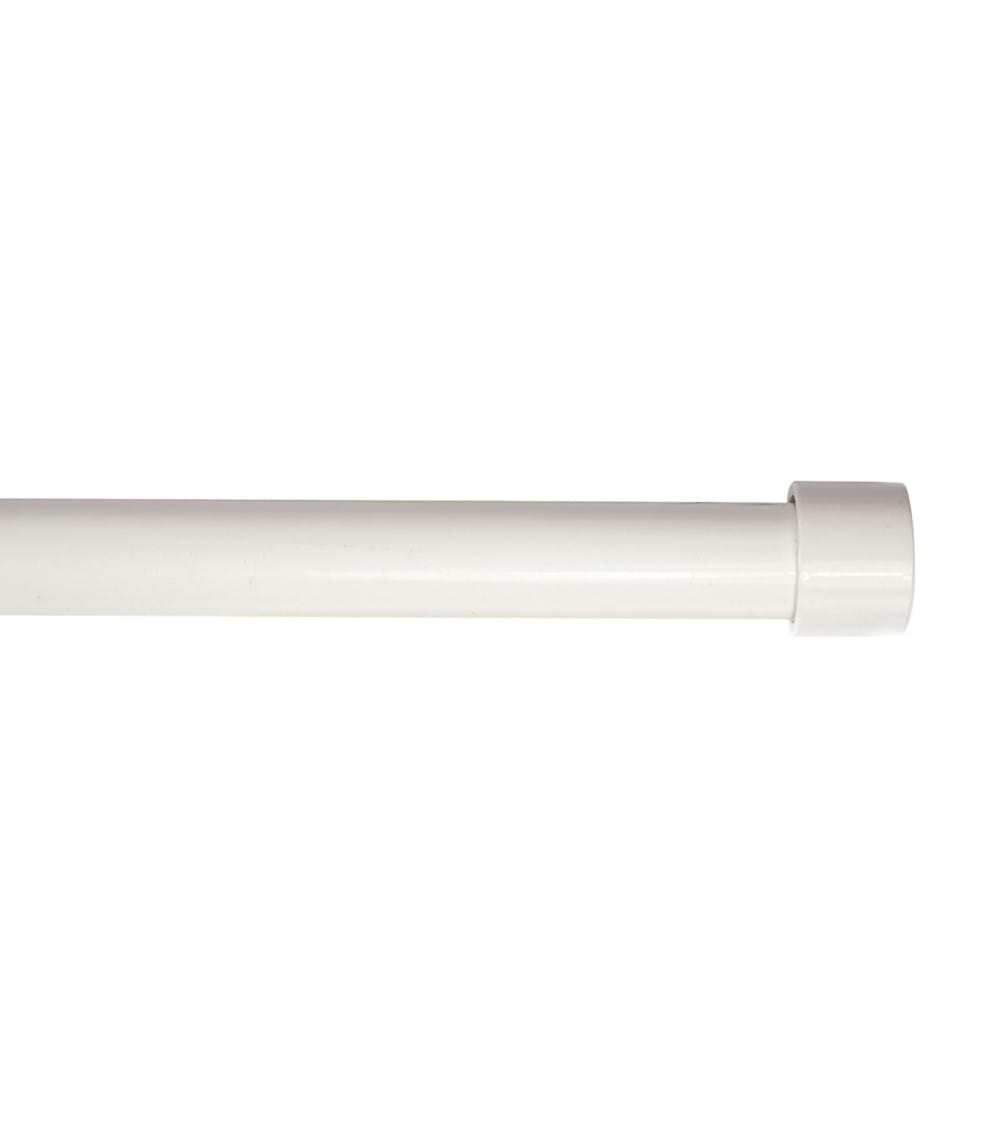 Kit tringle extensible ø 16/19 mm 110 à 210 cm blanc