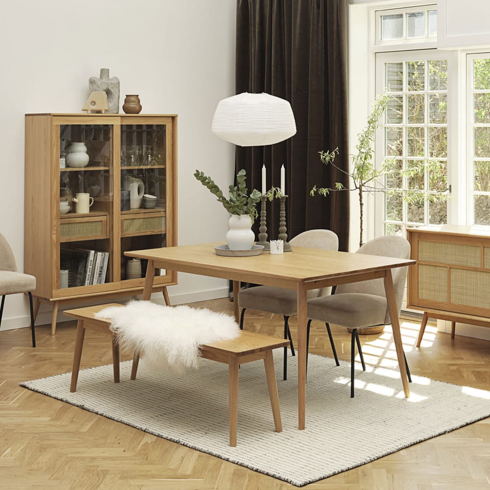 Banc en bois L150cm - Bois clair