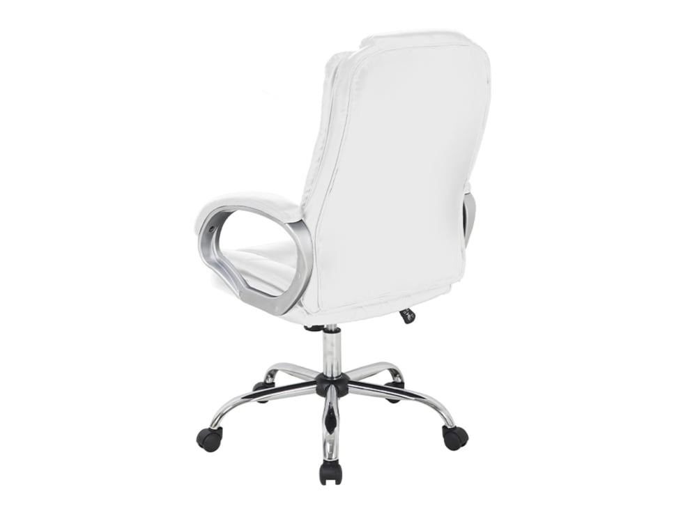 Silla de oficina ergonómica con respaldo alto color blanco - Maisons du Monde