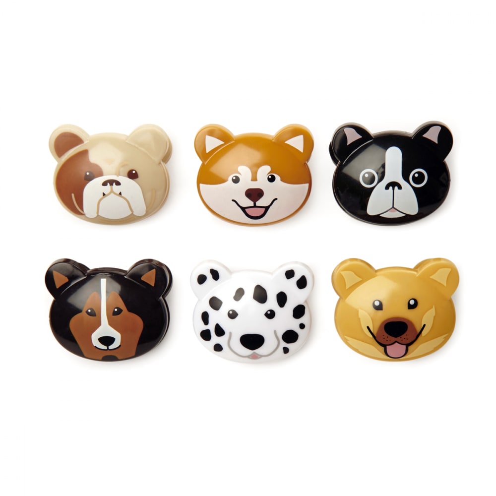 KIKKERLAND Gardez vos aliments frais avec ce set de 6 clips à sachet. Dimensions : 4.5 x 4 x 3 cm Matière : Plastique