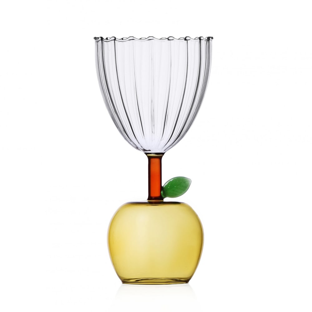 Ichendorf Verre à pied pomme jaune - Verre