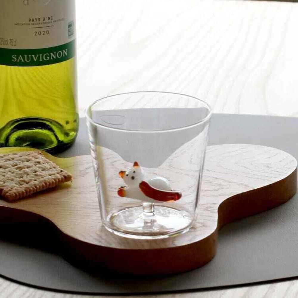 Verre chat endormi ambre tabby cat - Maisons du Monde
