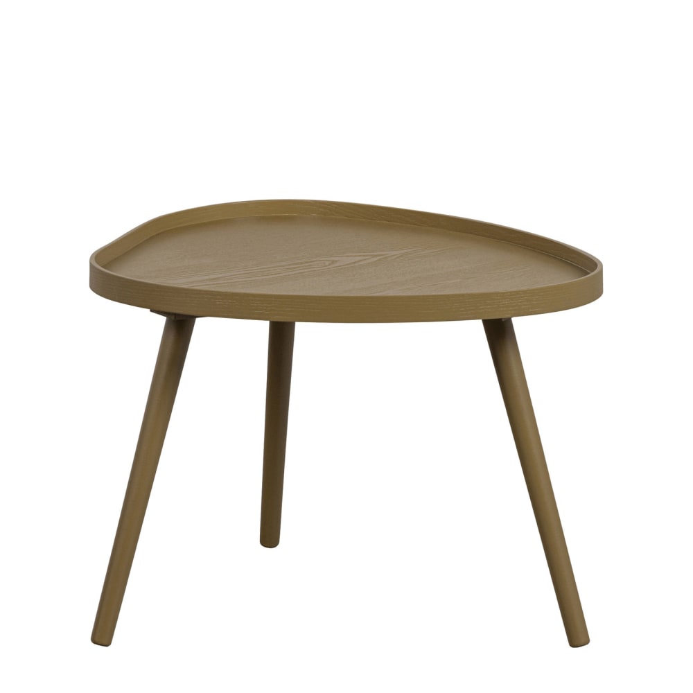 WOOOD Table d'appoint en bois kaki style contemporain Vert Bois - 61x40x50cm