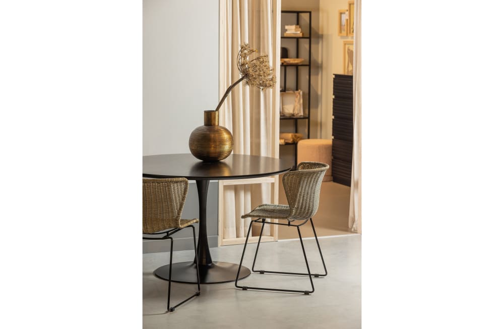 Runder Tisch, schwarz - Maisons Du Monde