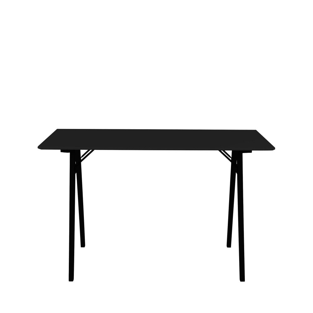 Bureau pieds bois noir