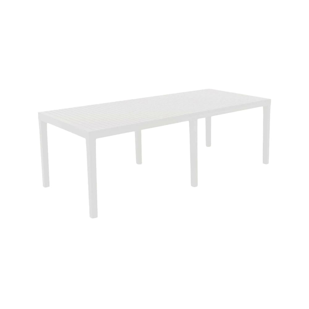 table d'extérieur arabesch - blanc