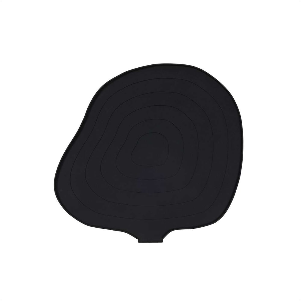 Plateau noir en silicone H1,2x43x39,6cm