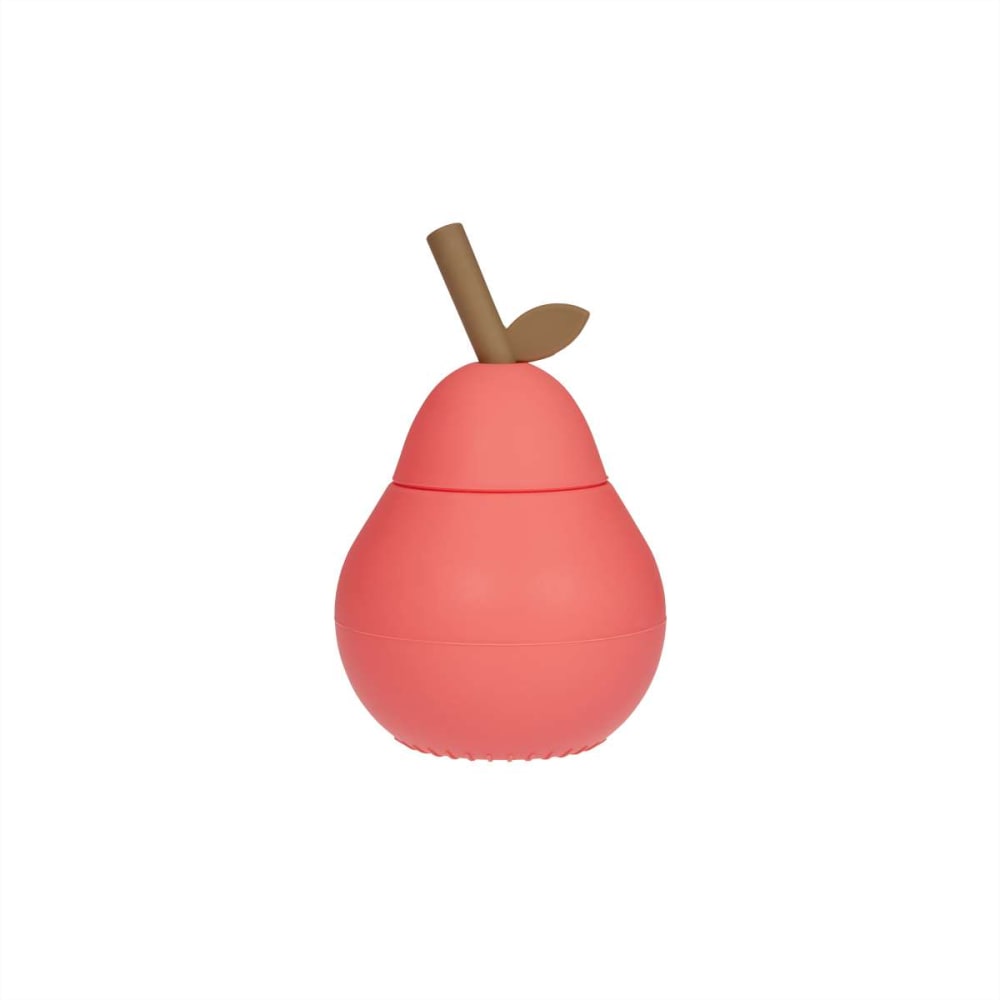 Tasse rouge en silicone Ø8,3xH13,3cm