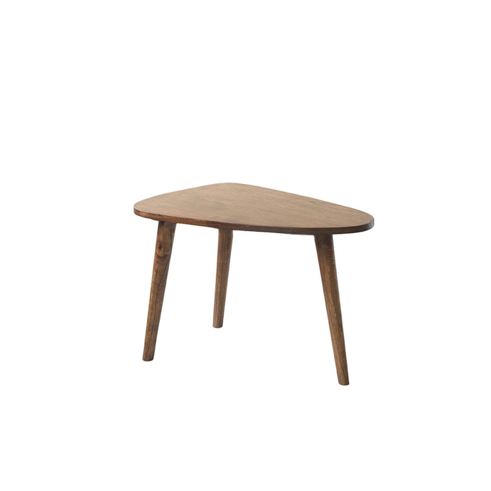 Table basse en mindi massif finition noyer 62 cm - Maisons du Monde