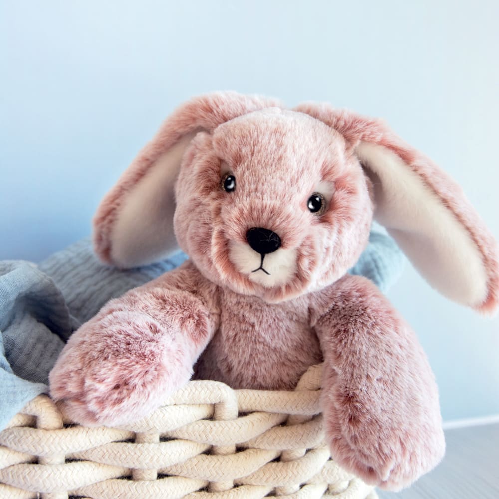 Peluche coniglietto rosa 25 cm - Histoire d'Ours