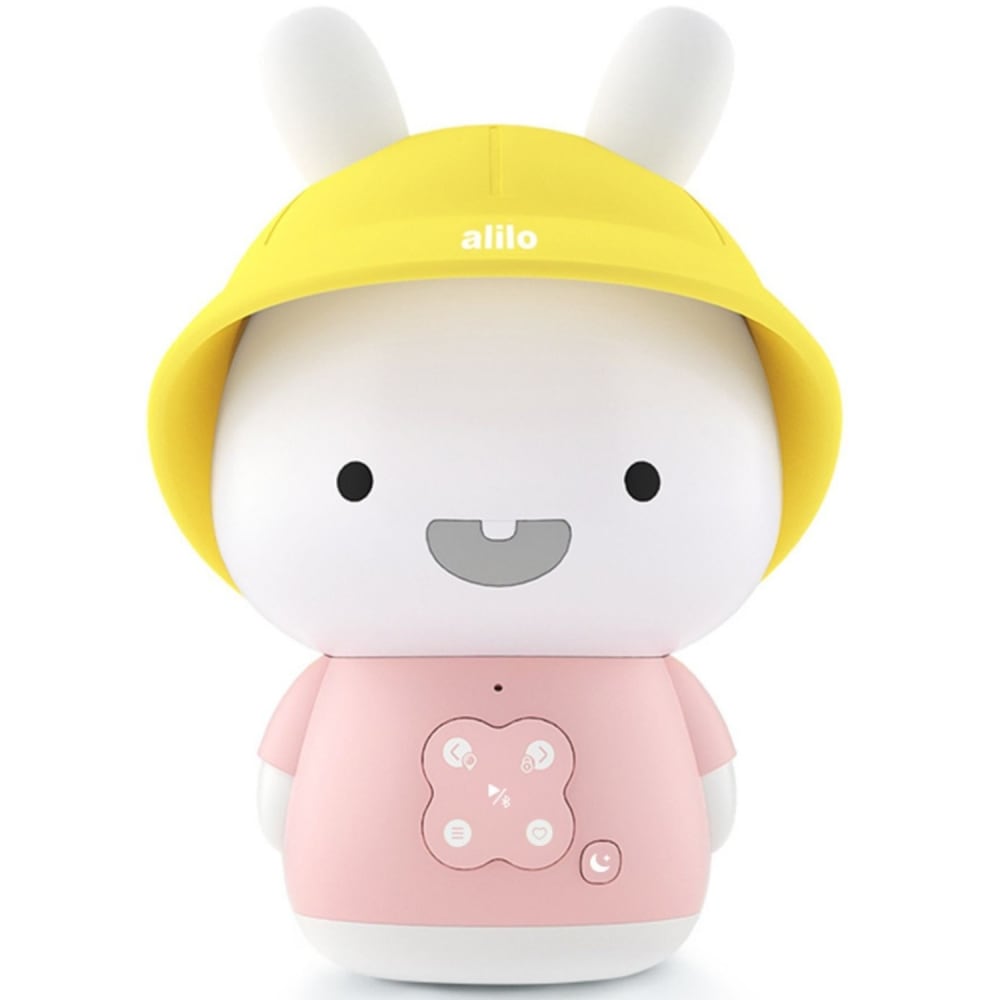 Alilo Veilleuse musicale Baby Bunny Rose Pvc - Poly Chlorure De Vinyle - 11x20x10cm