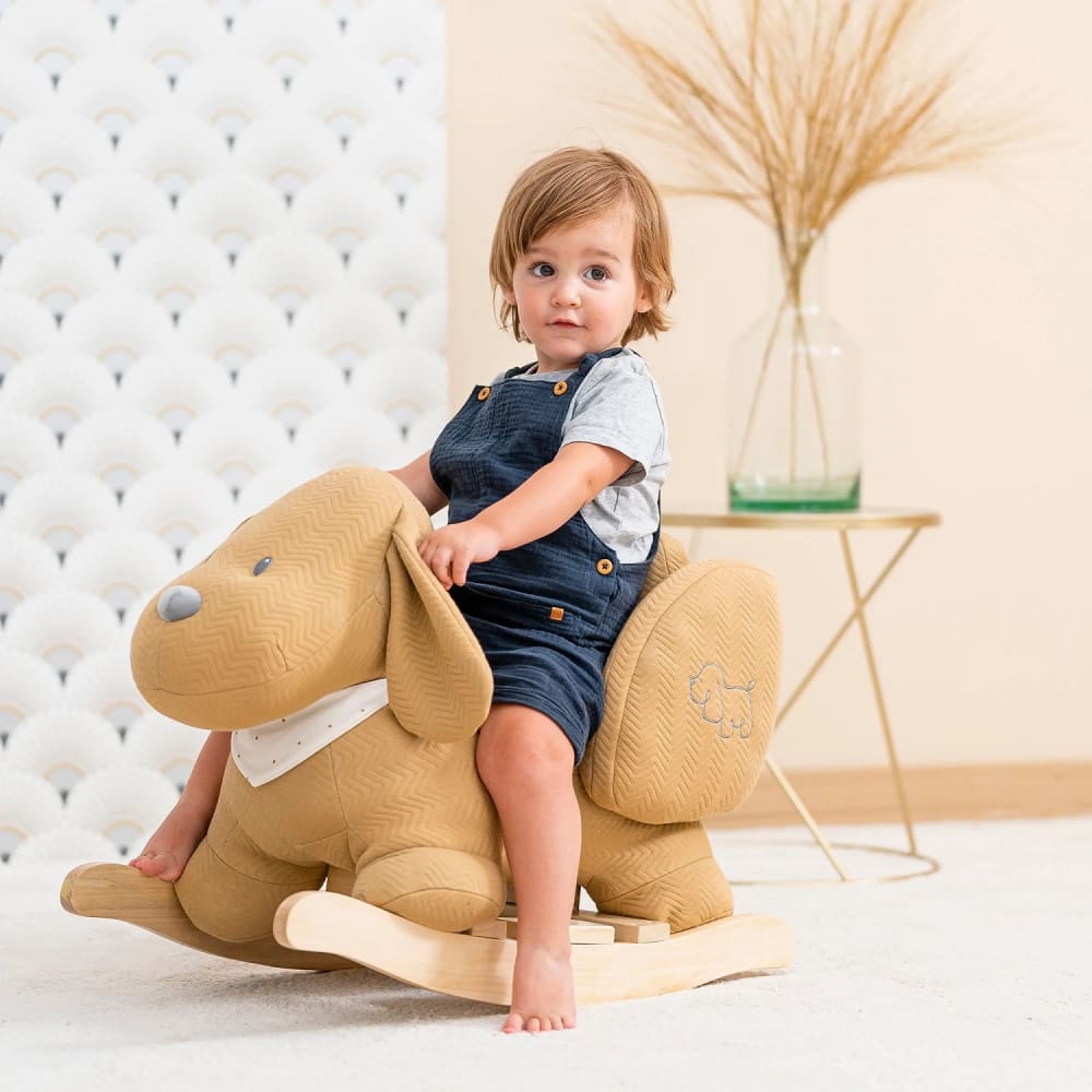 Bascule Charlie le chien caramel - Maisons du Monde