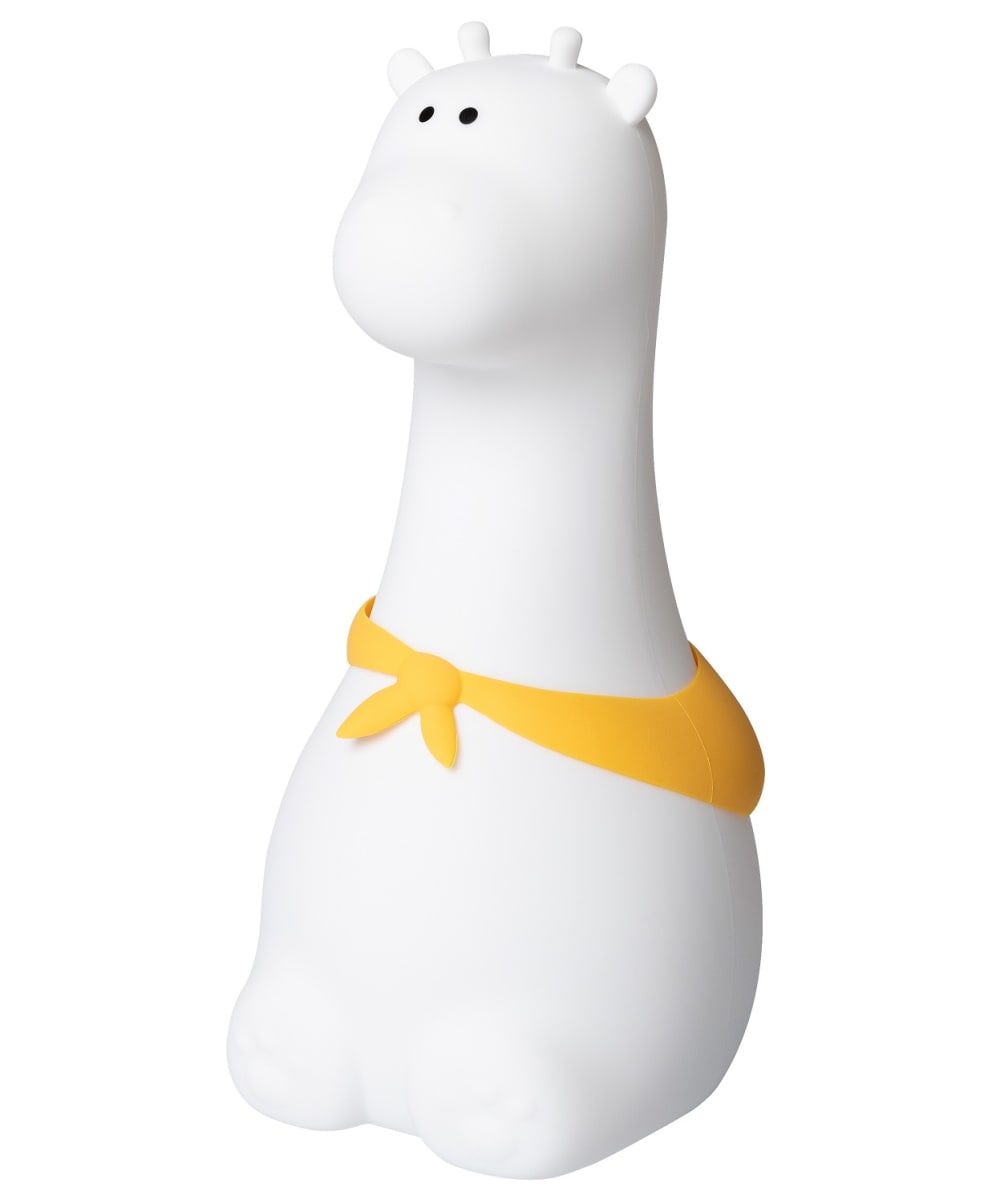 Little L Veilleuse girafe blanche avec télécommande Blanc Silicone Poly Organo Siloxane - 10x20x9cm