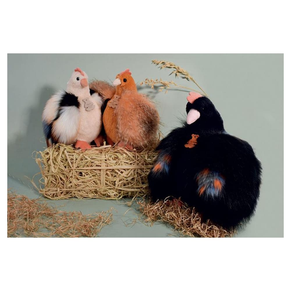 Peluche gallina rossa 20 cm - Histoire d'Ours