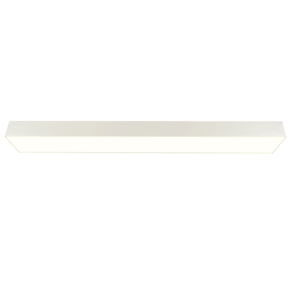 Plafonnier led rectangulaire ip20 blanc 4000k 42w 120 cm